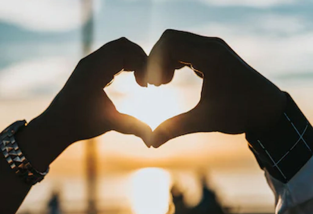 hands making a heart