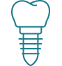 dental implant icon